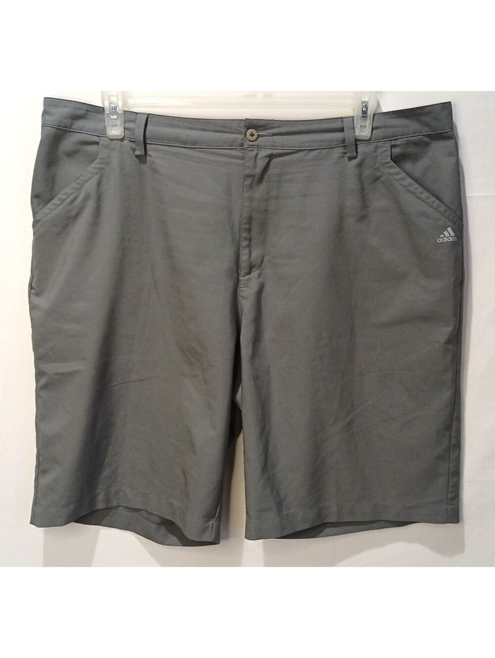 Adidas Men's Golf Shorts Size 40 Gray Flat Front 365 Golf Shorts